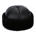 Brest Winter Genuine Leather Docker Cap