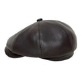 Brighton Winter Genuine Leather Earflaps Newsboy Cap