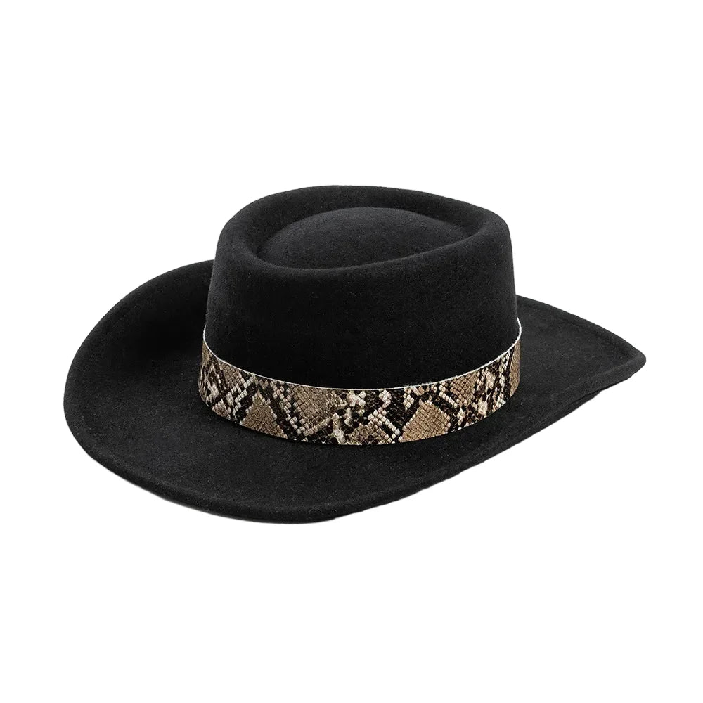 Chevalier Wool Cowboy Porkpie Hat