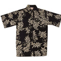 Mini Tahitian Reverse (Black/Sand) Hawaiian Shirts