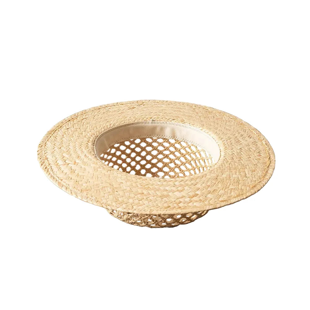 Copacabana Summer Handmade Raffia Sun Boater Hat