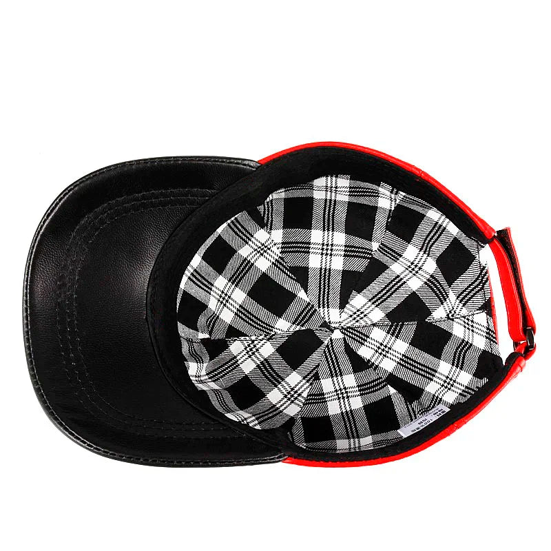 DSQ Leaf Genuine Leather Baseball Cap