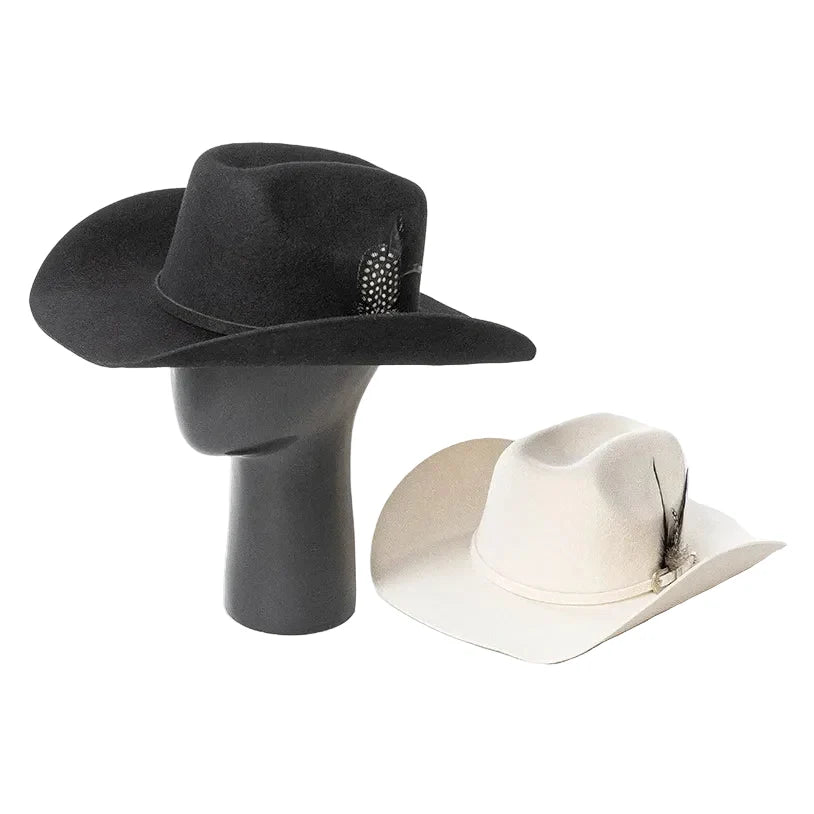 Dallas Feathers Wool Western Cowboy Hat