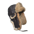 Dallas Winter Fur Genuine Leather Trapper Bomber Hat