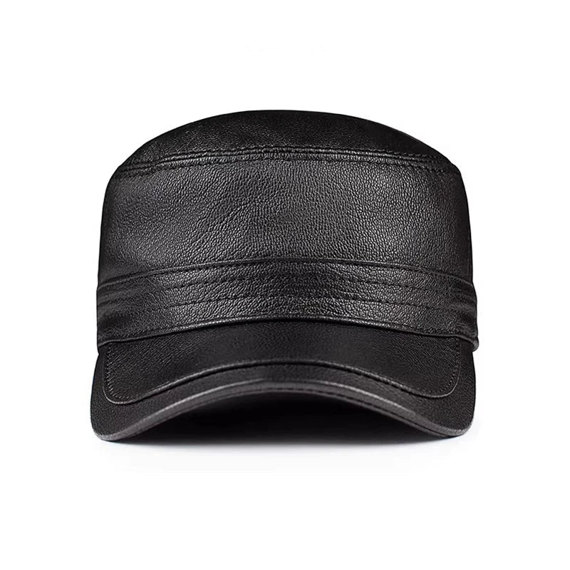 Easttown Genuine Leather Army Cap