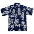 Mini Tahitian (Navy/White) Hawaiian Shirts