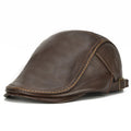 Freiburg Genuine Leather Duckbill Flat Cap