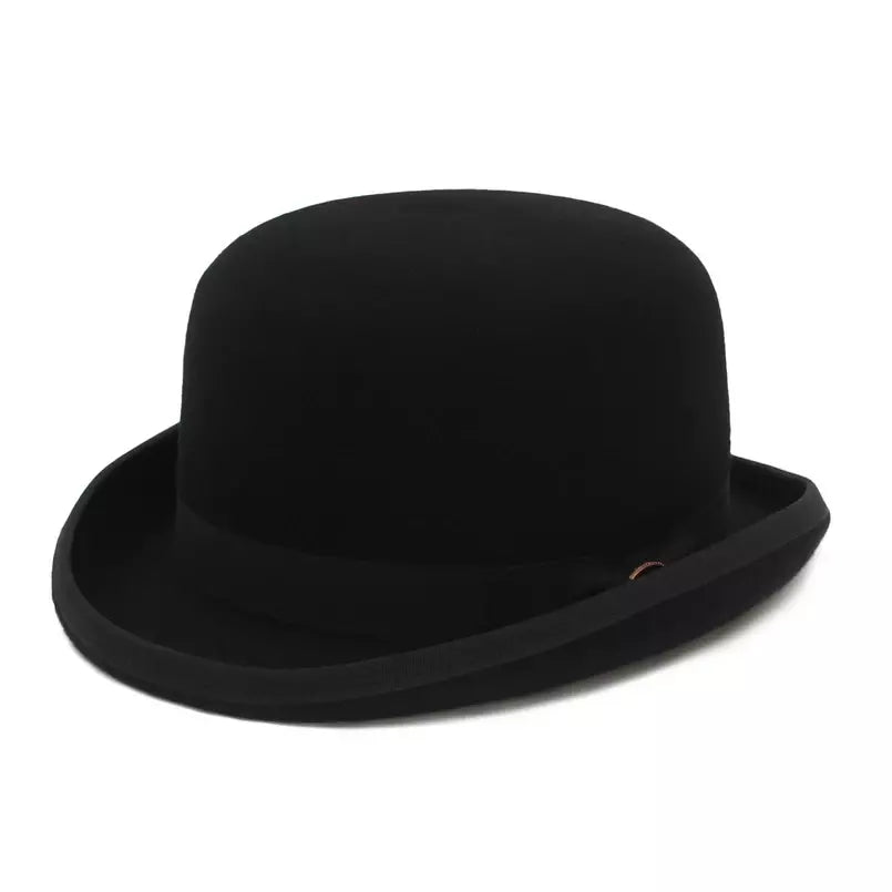 Gaillard Black Wool Bowler Hat