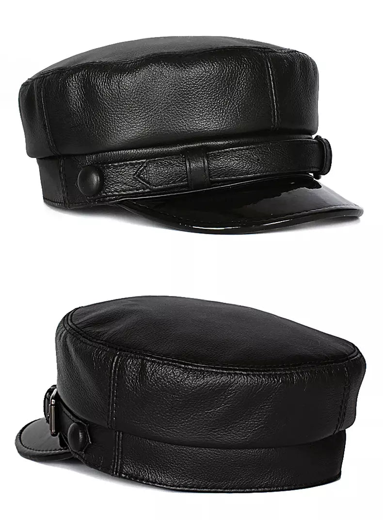 Gascogne Genuine Leather Sailor Cap