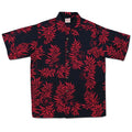 Mini Tahitian (Black/Red) Hawaiian Shirts