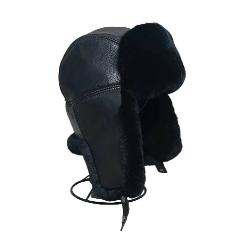 Gorki Genuine Leather Trapper Bomber Hat