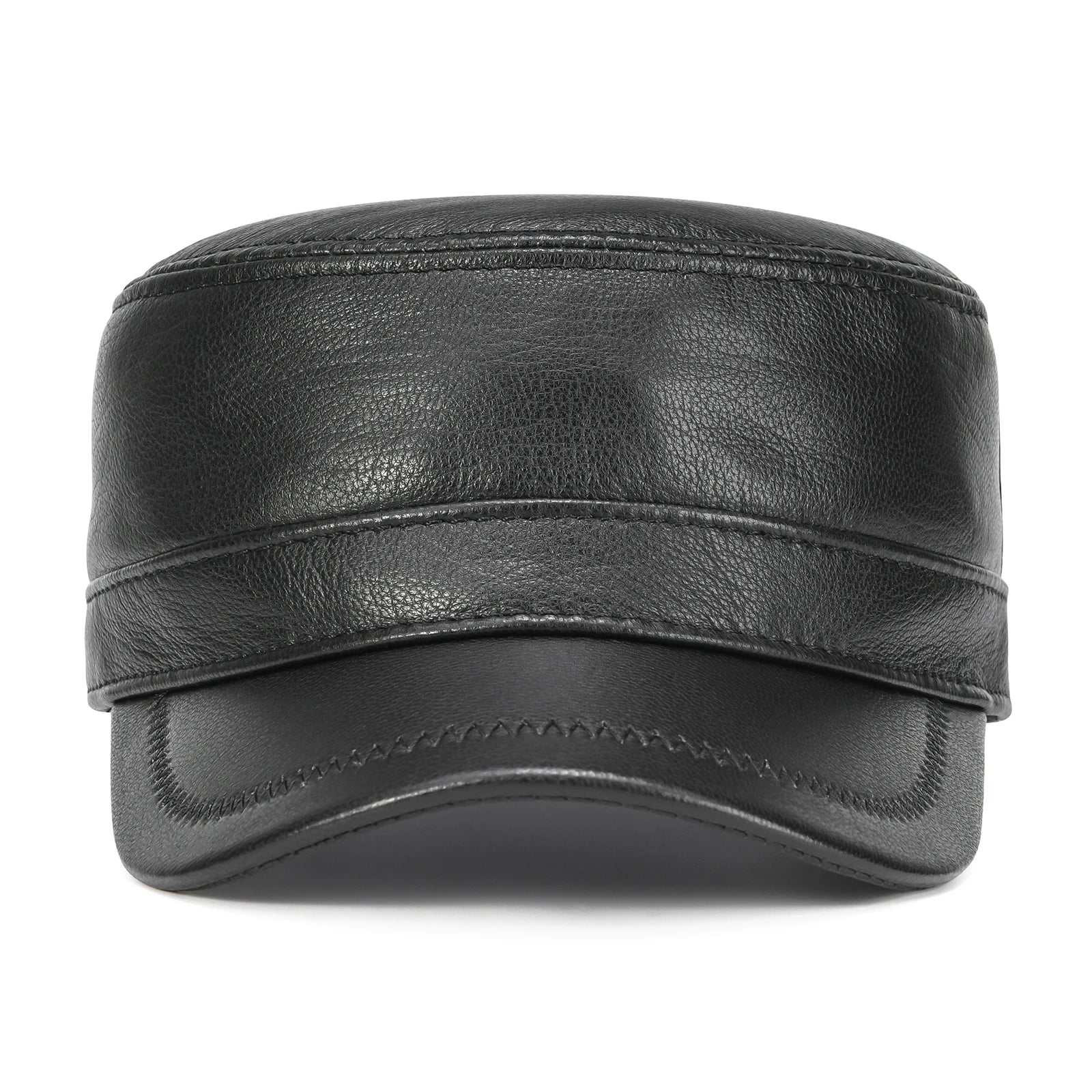 Harold Genuine Leather Army Cap