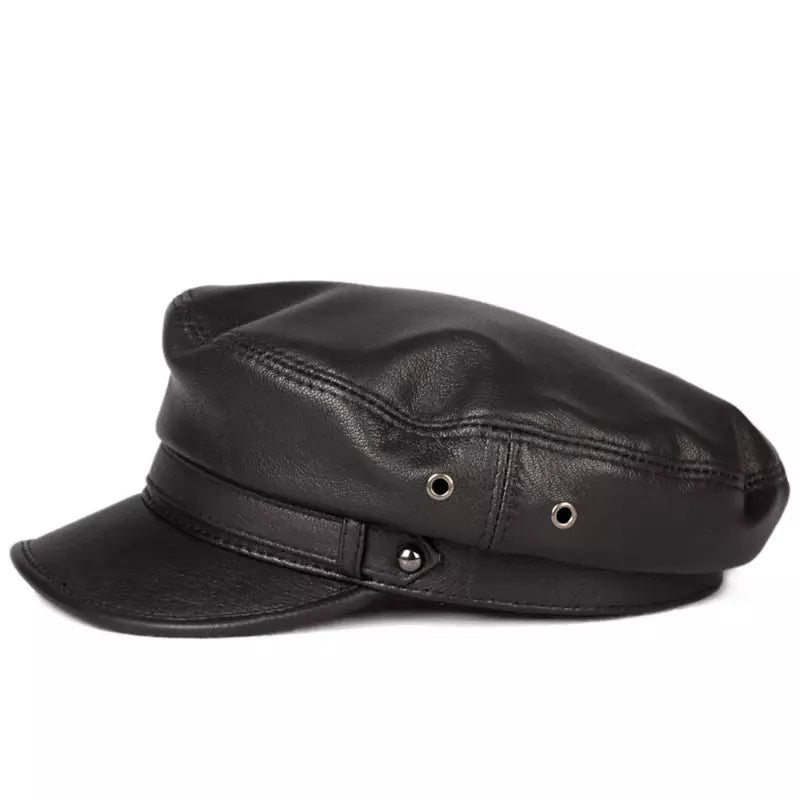 Hooker Genuine Leather Sailor Cap