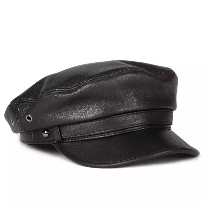 Hooker Genuine Leather Sailor Cap
