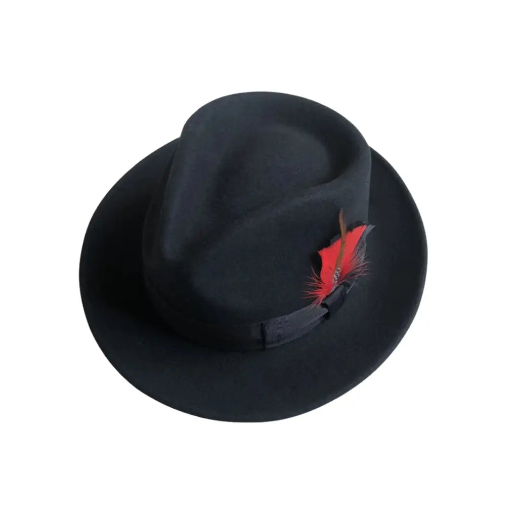 Howard Feathers Wool Fedora Hat