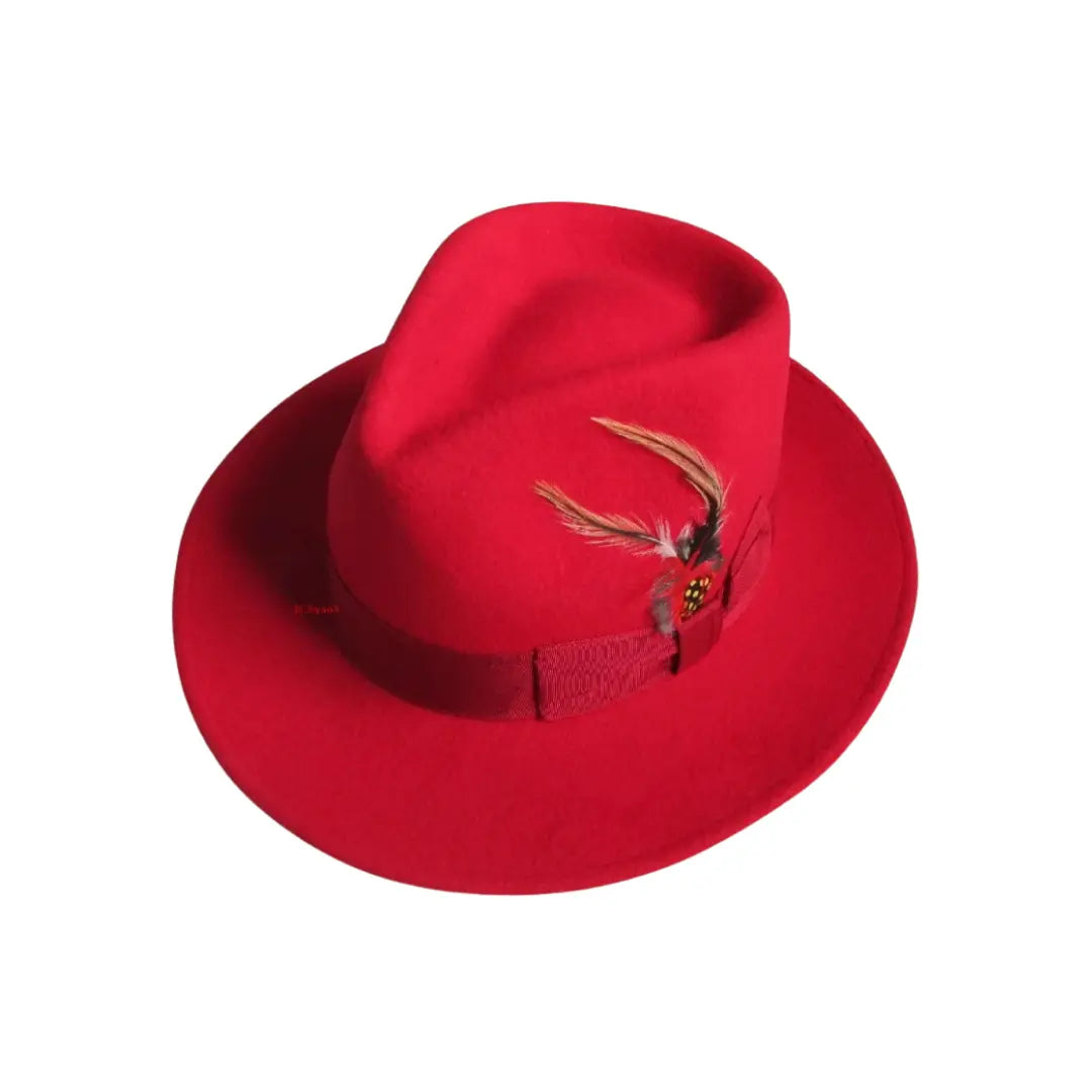 Howard Feathers Wool Fedora Hat