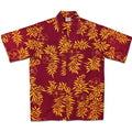 Mini Tahitian (Cardinal/Gold) Hawaiian Shirts