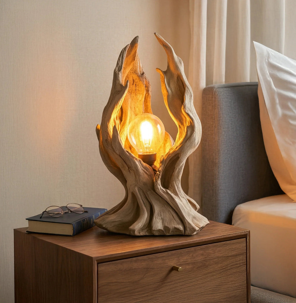 Tree Driftwood Table Lamp