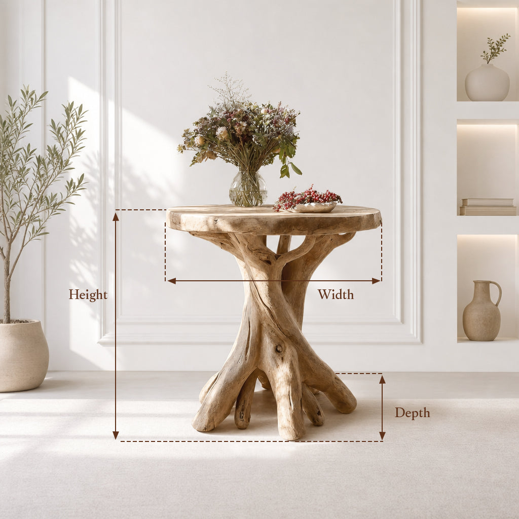 Live Edge End Table
