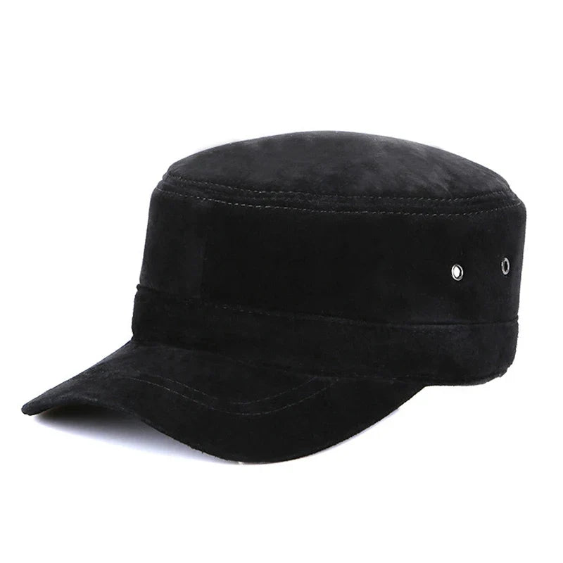 Longford Genuine Leather Army Cap