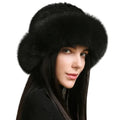 Maine Winter Woman Natural Mink Fur Russian Bucket Hat