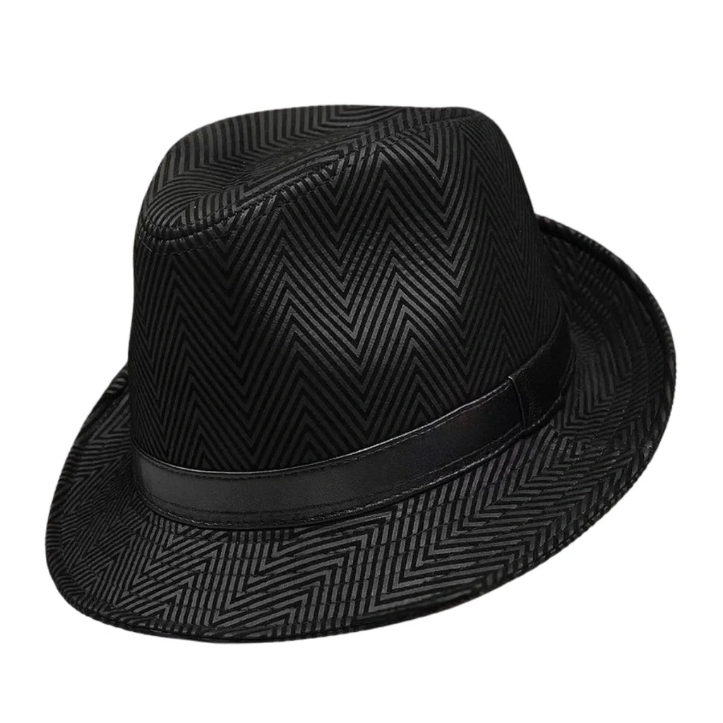 Masefield Genuine Leather Trilby Hat