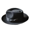 McCarthy Wool Bownkot Black Fedora Hat