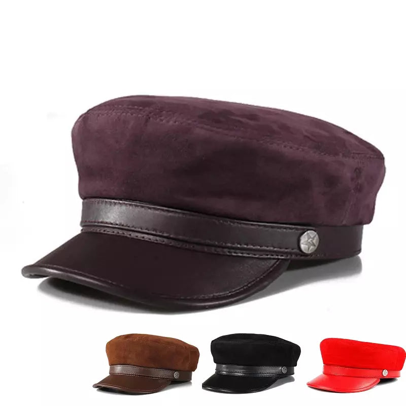 McClure Genuine Leather Sailor Cap