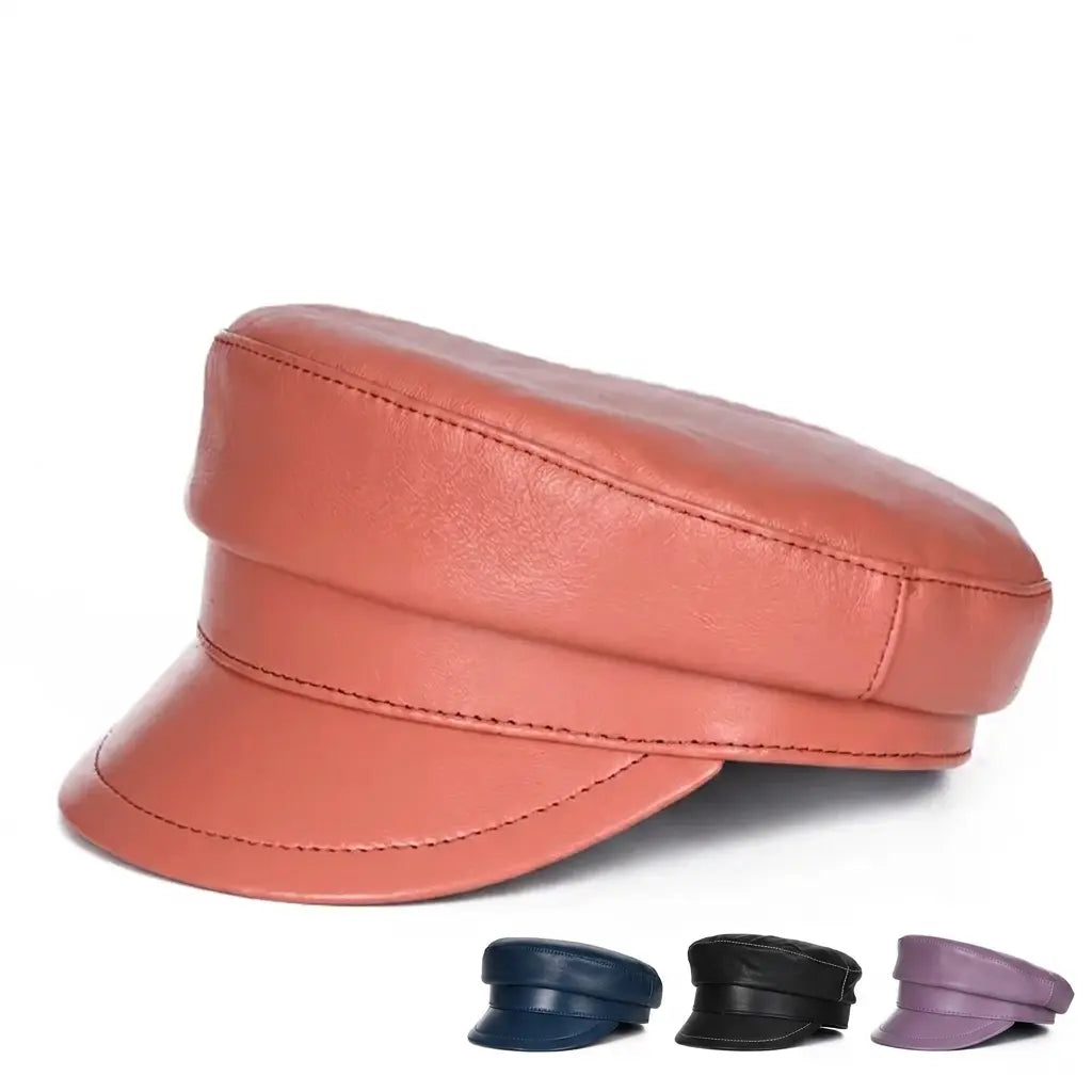 Medford Genuine Leather Sailor Cap