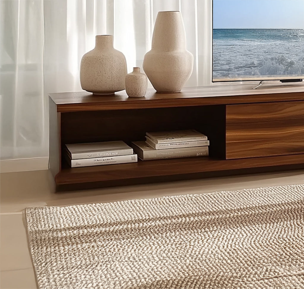 Modern Solid Wood TV Console