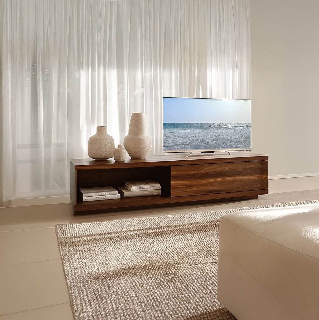 Modern Solid Wood TV Console