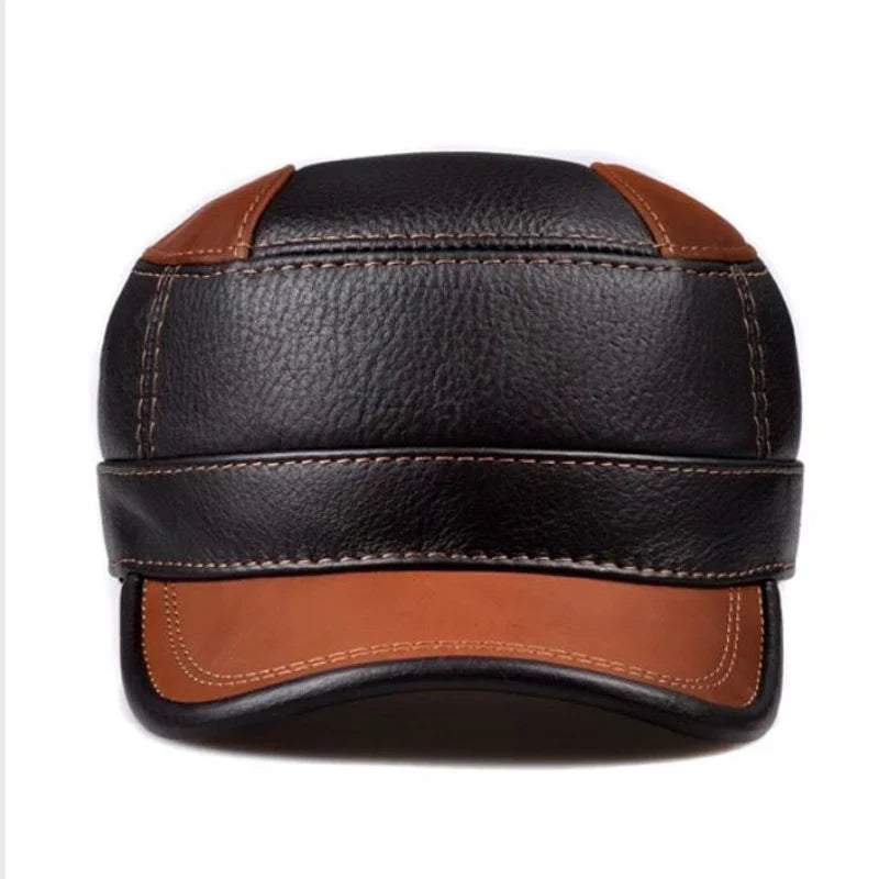 Montagne Genuine Leather Army Cap