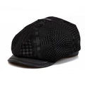 Montclair Genuine Leather Newsboy Cap