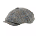 Moore Herringbone Wool Newsboy Cap