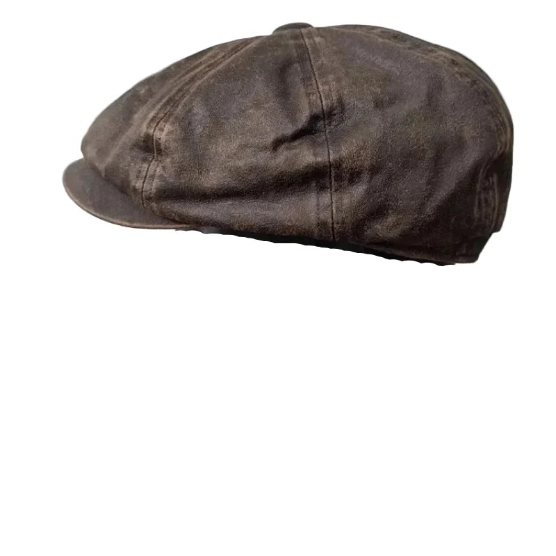 Morrison Vintage Washed Cotton Newsboy Cap