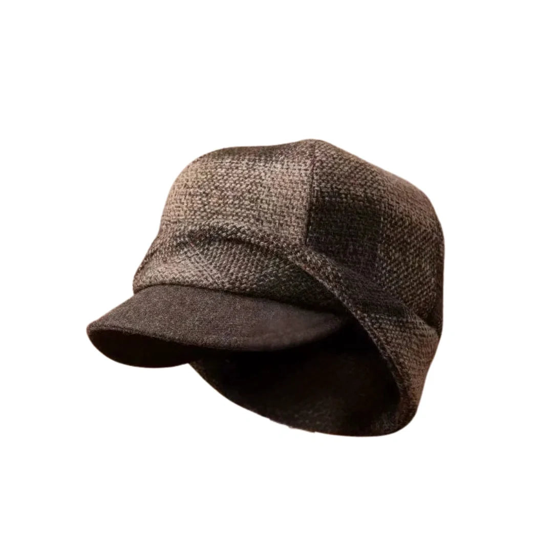 Newcastle Women Retro Plaid Wool Beret