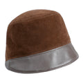 Orléans Woman Genuine Suede Leather Cloche Hat