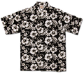 Pareau (Black) Hawaiian Shirts