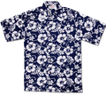 Pareau (Navy) Hawaiian Shirts