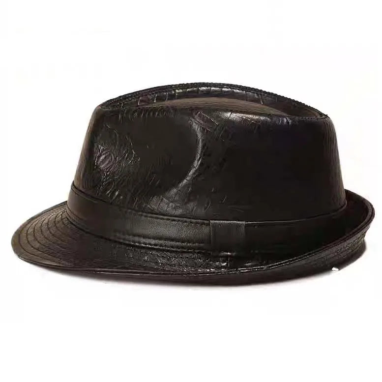Parker Genuine Leather Trilby Hat