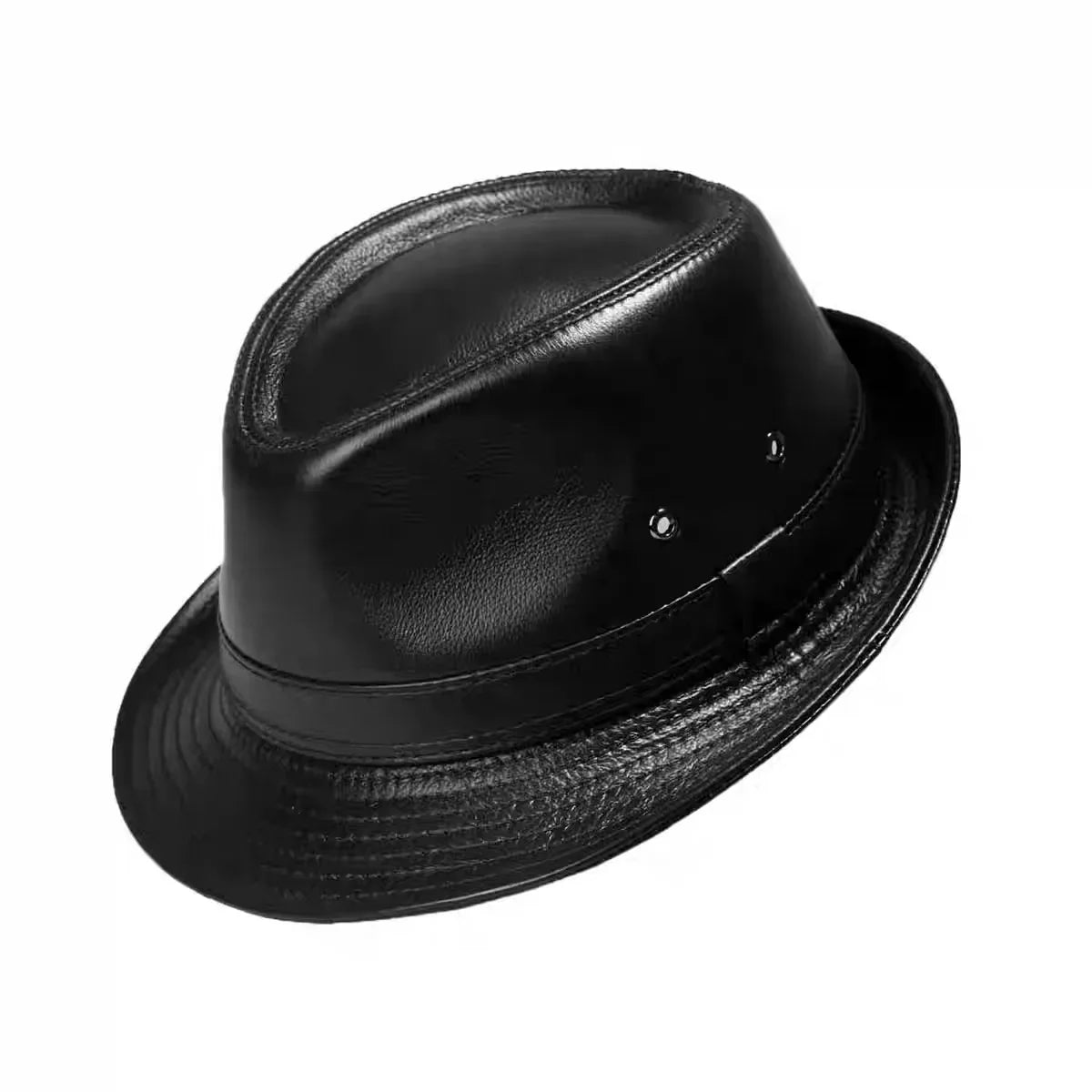 Parker Genuine Leather Trilby Hat