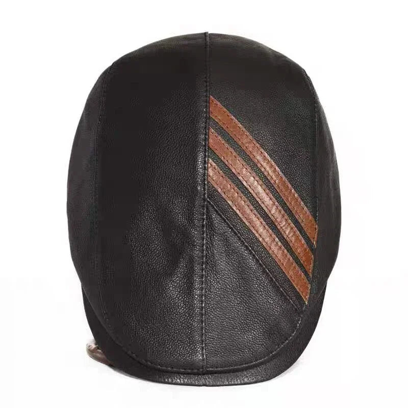 Pittsburgh Genuine Leather Flat Cap