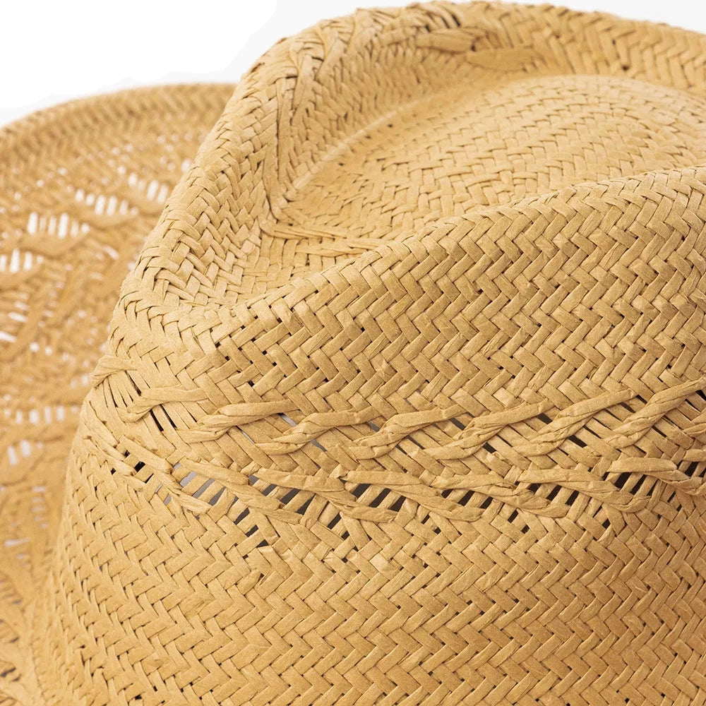Recife Summer Handmade Straw Western Cowboy Hat