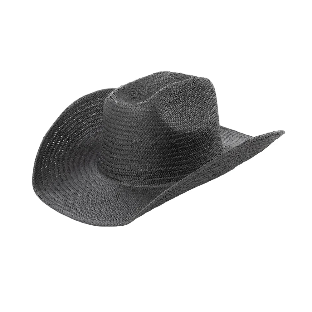 Rimini Summer Handmade Straw Western Cowboy Hat