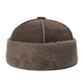 Russian Wool Lined Genuine Leather Docker Cap