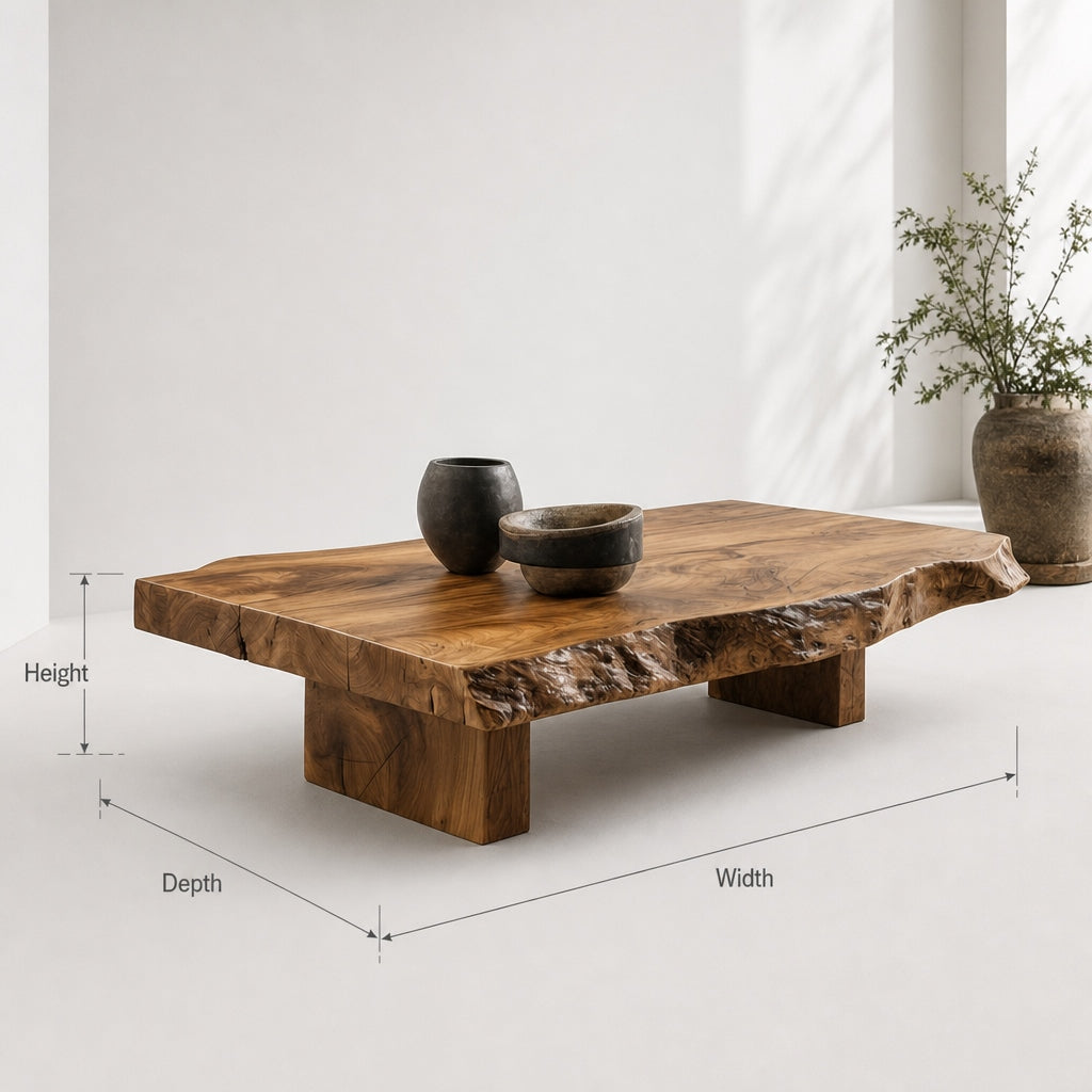 Rustic Low Coffee Table
