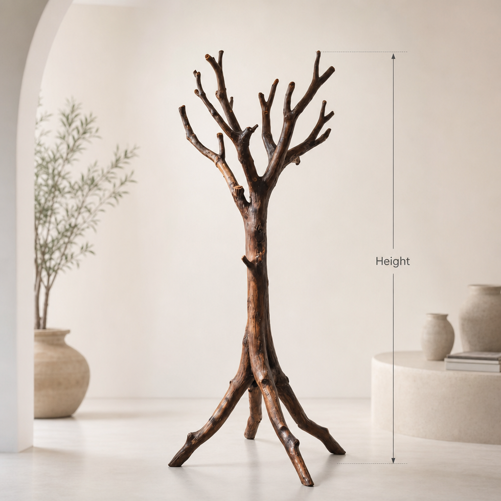 Rustic Tree Branch Coat Rack