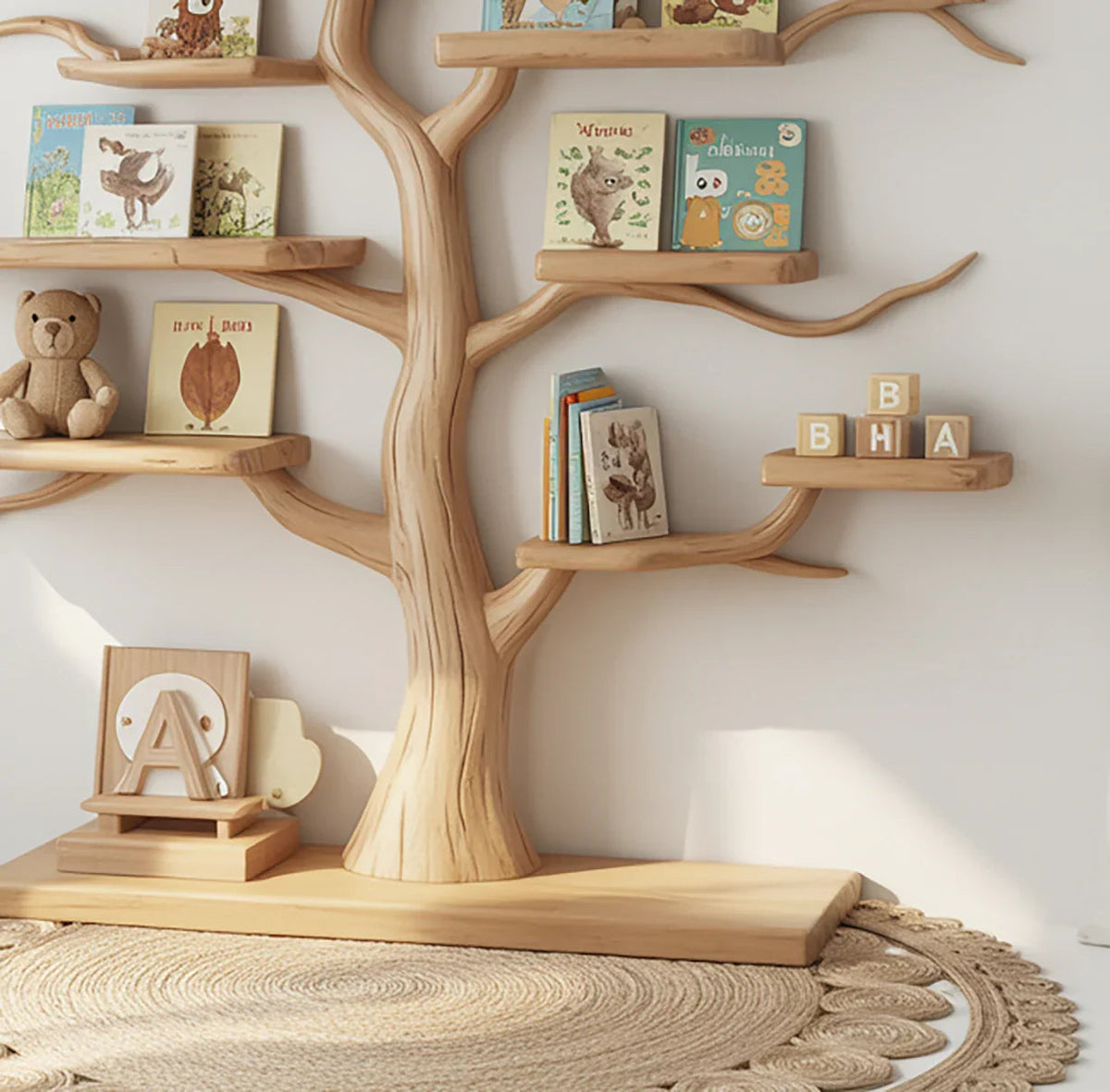 Solid Wood Nursery Decor & Unique Birthday Gift For Toddlers