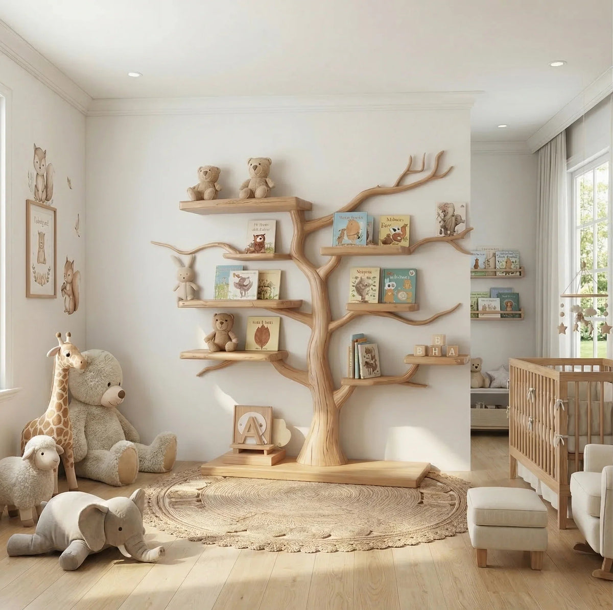 Solid Wood Nursery Decor & Unique Birthday Gift For Toddlers