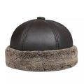 Tundra Winter Genuine Leather Docker Cap